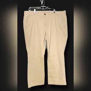Old Navy Boot-Cut Casual Dress Pants in Tan